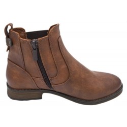 Mustang Damen Chelsea Boots Braun 1265-522-307 Schuhe