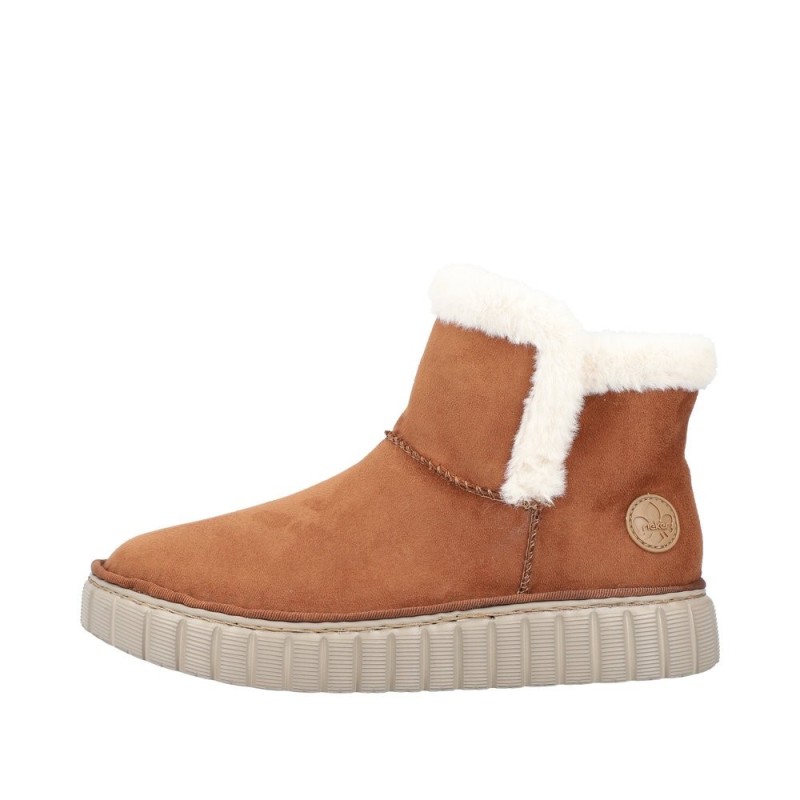 Rieker Damen Schlupfstiefel Braun Y8851-24 Schuhe