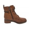 Mustang Damen Schnürboots Cognac Braun 1293-601-307 Schuhe