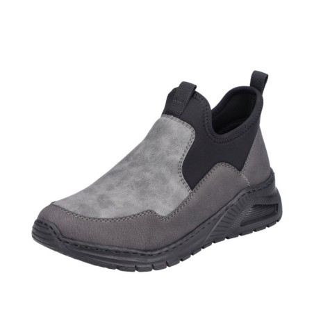 Rieker Damen Schlupfboots Grau M4964-45 Schuhe