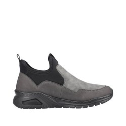 Rieker Damen Schlupfboots Grau M4964-45 Schuhe