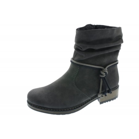 Rieker Damen Stiefelette Grau Z6893-45 Schuhe