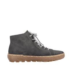 Rieker Damen Sneakerboots Grau N1020-45 Schuhe