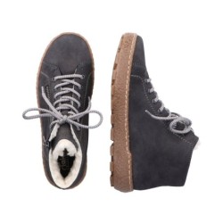 Rieker Damen Sneakerboots Grau N1020-45 Schuhe