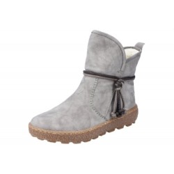 Rieker Damen Schlupfboots Grau N1070-40 Schuhe