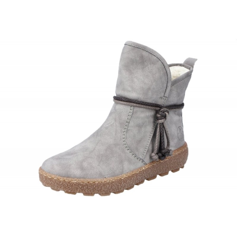 Rieker Damen Schlupfboots Grau N1070-40 Schuhe