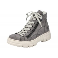 Rieker Damen Schnürschuh Grau Z7410-40 Schuhe
