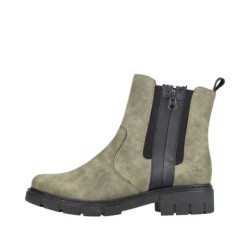 Rieker Damen Chelsea Boots Grün Z3560-54 Schuhe