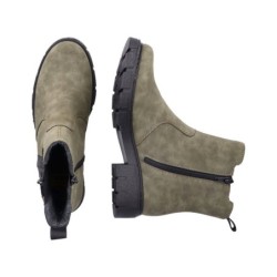 Rieker Damen Chelsea Boots Grün Z3560-54 Schuhe