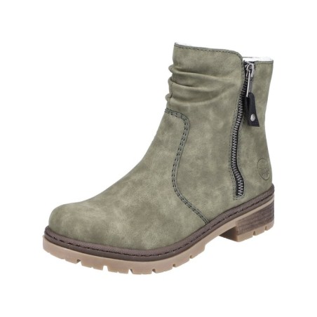 Rieker Damen Stiefelette Grün Y7461-55 Schuhe