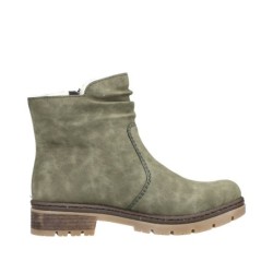 Rieker Damen Stiefelette Grün Y7461-55 Schuhe