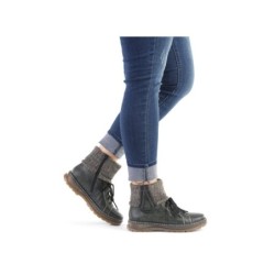 Rieker Damen Boots Grün Z2042-54 Schuhe