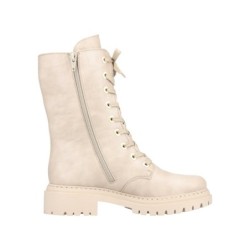 Rieker Damen Schnürboots Beige 72622-62 Schuhe