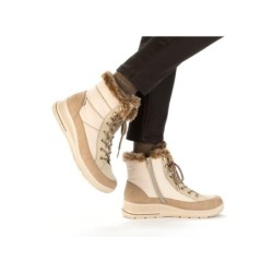 Rieker TEX Damen Winterstiefel Beige L7742-62 Schuhe