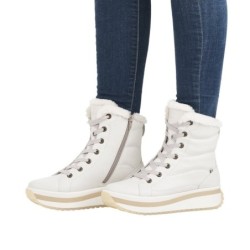Rieker Evolution Winterboots Offwhite W0963-80 Schuhe