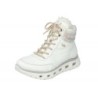 Rieker TEX Damen Winterstiefel Offwhite M6010-80 Schuhe
