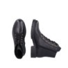 Rieker Damen Leder Boots Schwarz Z2841-00 Schuhe