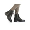 Rieker Damen Leder Boots Schwarz Z2841-00 Schuhe