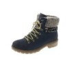 Rieker Tex Damen Winter Schuhe Blau  Y9131-14 Schuhe