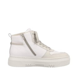 Rieker Damen Boots Weiß M1907-80 Schuhe