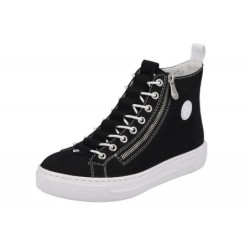 Rieker Damen High Top Sneaker Schwarz L9892-00 Schuhe