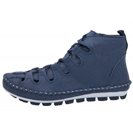 Gemini Damen Sommerstiefelette Navy Blau 382175-01-802 Schuhe