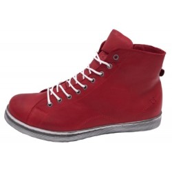 Andrea Conti High Top Sneaker Chilli Rot  0341500-583 Schuhe
