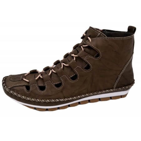 Gemini Damen Sommerstiefelette Khaki 382175-01-701 Schuhe