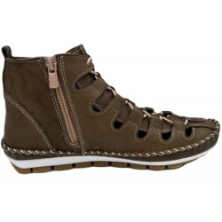 Gemini Damen Sommerstiefelette Khaki 382175-01-701 Schuhe