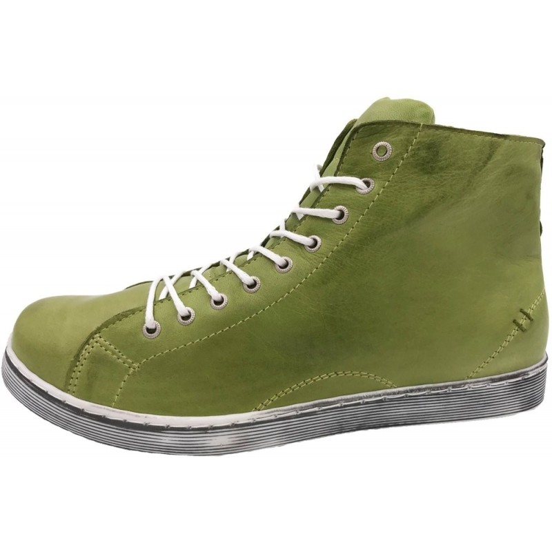 Andrea Conti High Top Sneaker Kiwi Grün 0341500-262 Schuhe