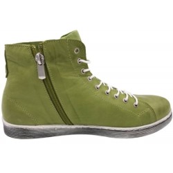 Andrea Conti High Top Sneaker Kiwi Grün 0341500-262 Schuhe