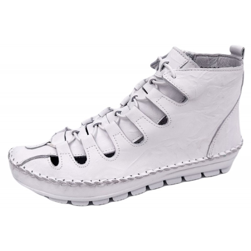 Gemini Damen Sommerstiefelette Weiß 382175-01-001 Schuhe