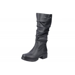 Rieker Damen Stiefel Schwarz  76891-00 Schuhe