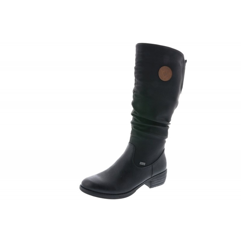 Rieker Tex Damen Stiefel Schwarz  93157-00 Schuhe