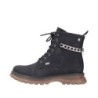 Rieker Damen Schnürboots Schwarz 92820-00 Schuhe