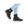 Rieker Damen Schnürboots Schwarz 92820-00 Schuhe