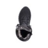 Rieker Damen Schnürboots Schwarz M9643-01 Schuhe