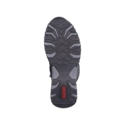 Rieker Damen Schnürboots Schwarz M9643-01 Schuhe