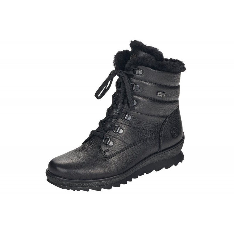 Remonte TEX Damen Boots Schwarz R8480-01 Schuhe