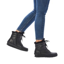 Remonte TEX Damen Boots Schwarz R8480-01 Schuhe