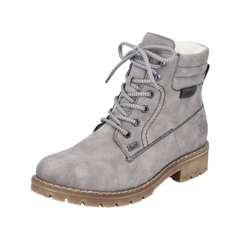 Rieker Tex Damen Winterboots Grau Y9125-40 Schuhe