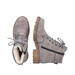 Rieker Tex Damen Winterboots Grau Y9125-40 Schuhe
