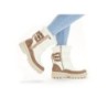 Rieker Damen TEX Winterstiefel Beige X9081-80 Schuhe