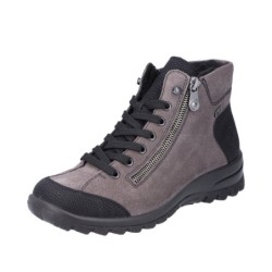 Rieker Tex Damen Schnürschuhe Grau L7114-45 Schuhe