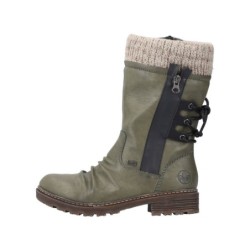 Rieker Damen Kurzstiefel Grün Z4756-55 Schuhe