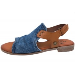 Mustang Damen Sandale Jeans 1388-808-841 Schuhe