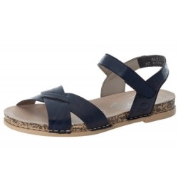 Rieker Damen Sandale Blau 61253-14 Schuhe