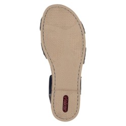 Rieker Damen Sandale Blau 61253-14 Schuhe