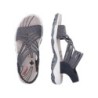 Rieker Damen Trekkingsandale Blau 68888-14 Schuhe
