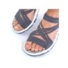Rieker Damen Trekkingsandale Blau 68888-14 Schuhe